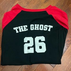 Red & Black Andy Black Tour Shirt | Ghost of Ohio